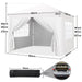 Yaheetech 10x10ft Canopy with Sidewall