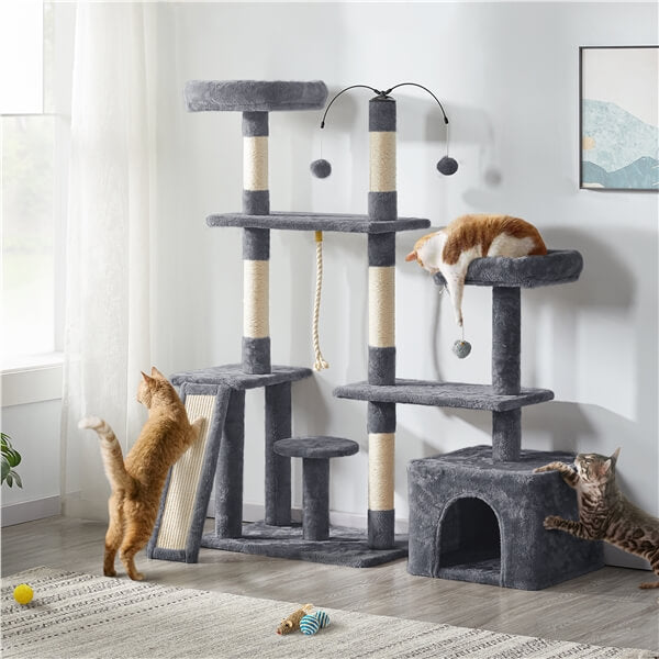 Multilevel Plush Cat Tree 