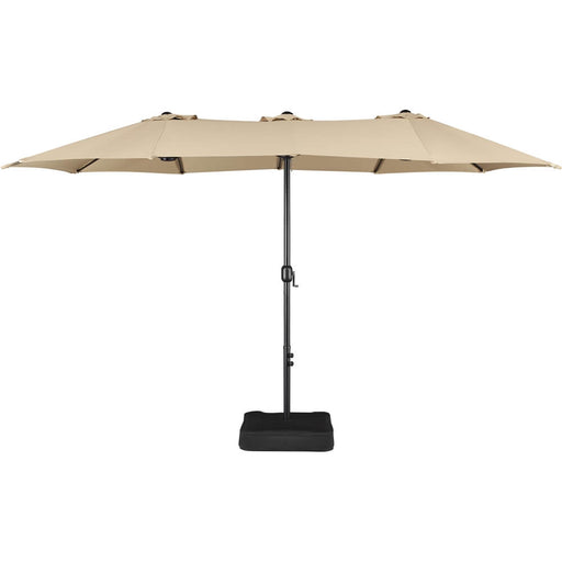 15 ft Twin Patio Parasol