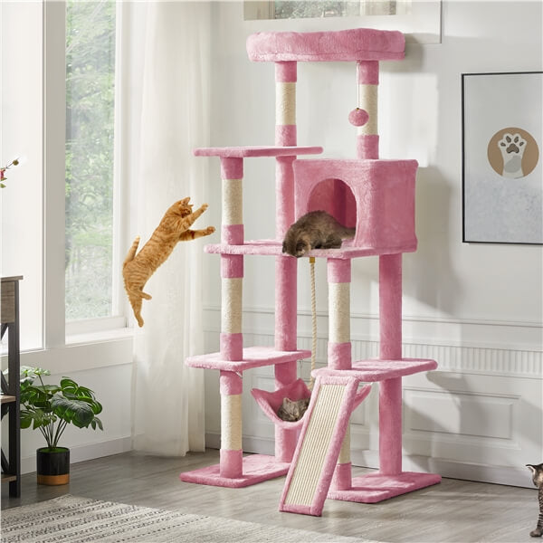 63 Inch Cat Tree Yaheetech 63 Inches Multi-Level Cat Tree for Indoor Cats — yaheetech.shop