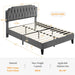 Yaheetech Queen Size Upholstered Bed Frame