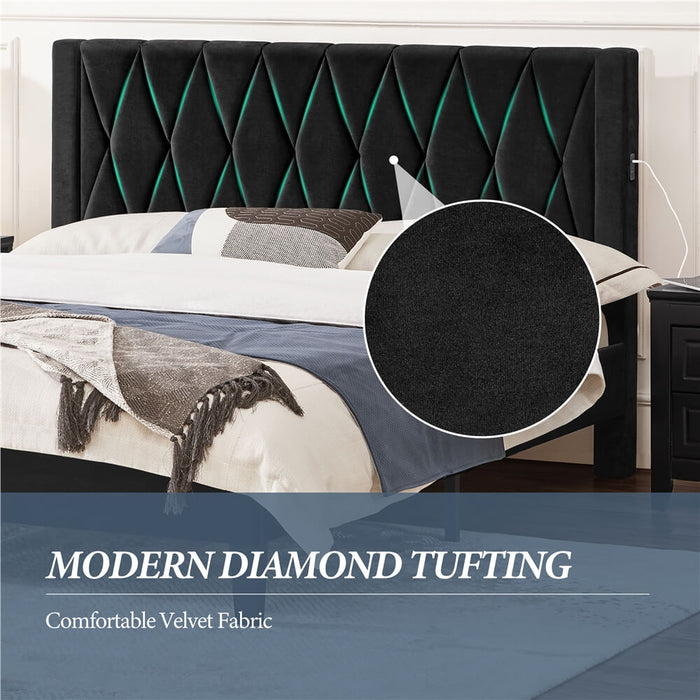 Queen Upholstered Bed Frame