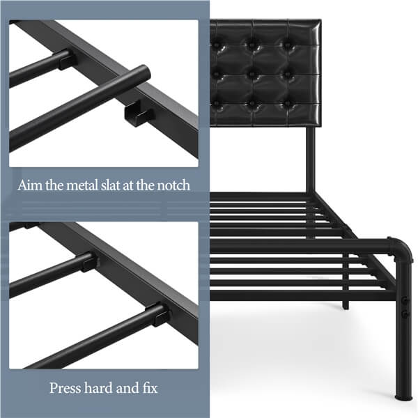 Full Size Metal Platform Bed