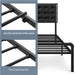 Full Size Metal Platform Bed