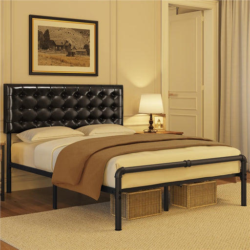 Queen Size Metal Platform Bed