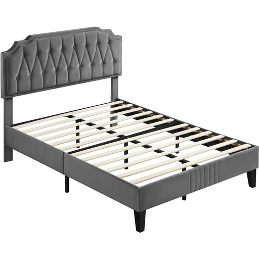 Yaheetech Full Size Upholstered Bed Frame