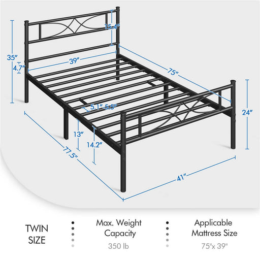  Metal Bed Frame
