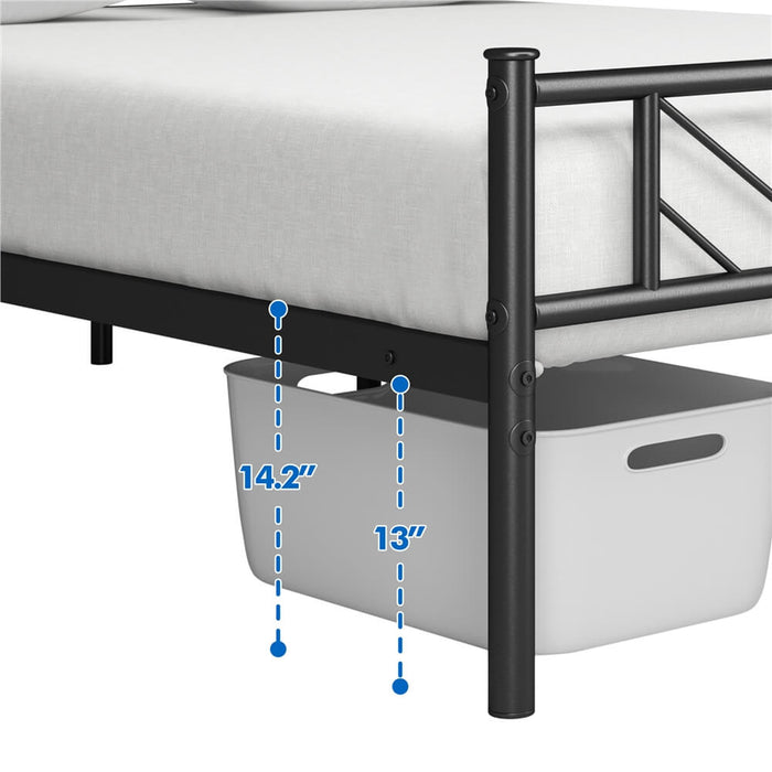 king bed platform bed frame