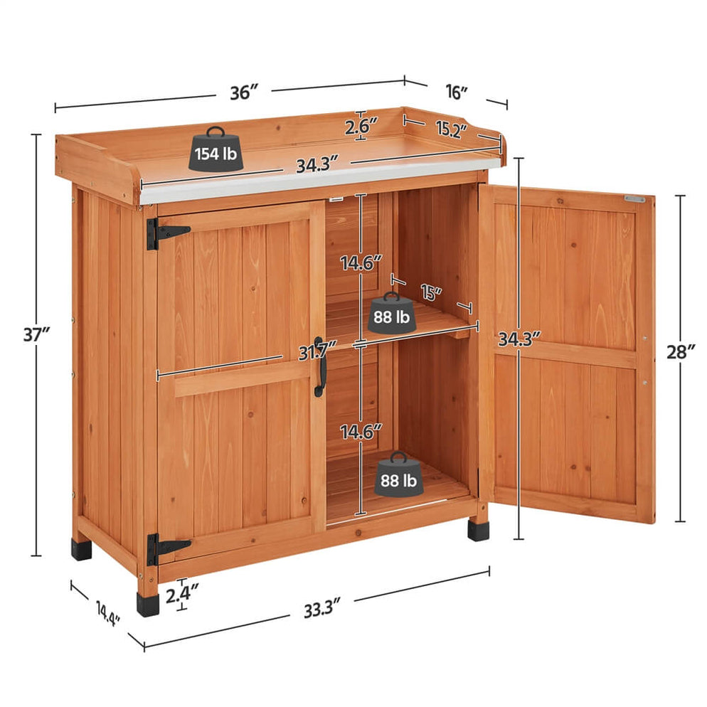 Yaheetech Garden Potting Bench Table