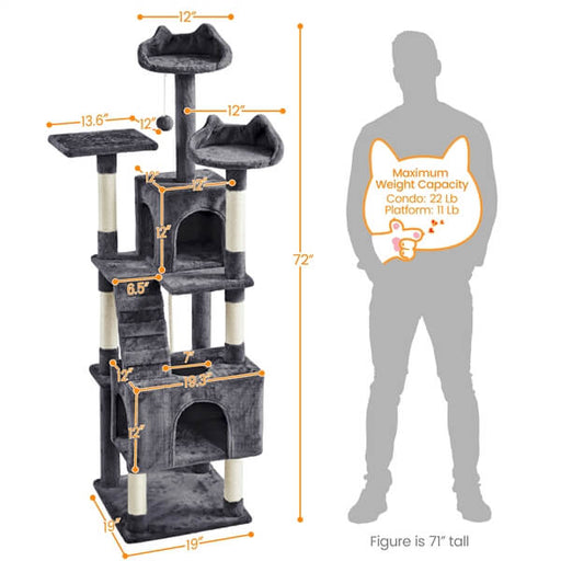 72″ Height Cat Tree