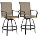 2pcs Swivel Bar Stools