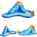 Dual Lane Inflatable Water Slide