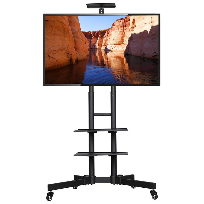 Yaheetech Mobile TV Console Stand For 32 to 65 inch Flat Screen