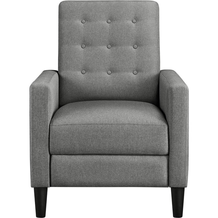 Yaheetech Fabric Recliner Chair Gray