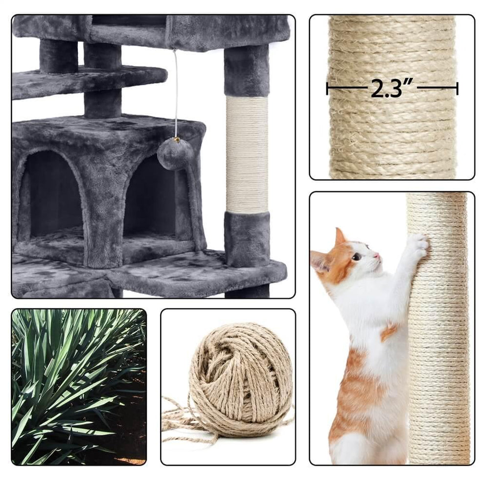 Yaheetech Cat Tree 54 Inch —