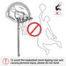  Yaheetech Portable Basketball Hoop