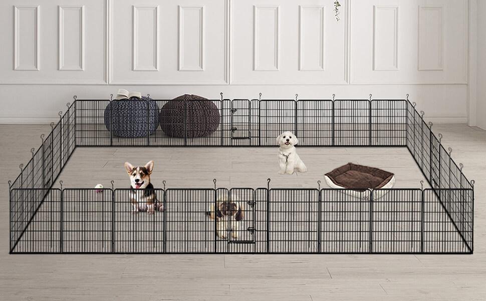 Dog Exercise Pet Pen Walmart Bestpet Pet Playpen Exercise Cage