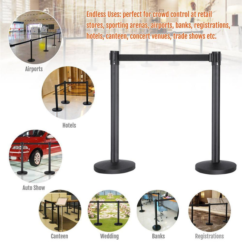 Belt Queue Stanchion Set of 2 Posts 