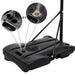 Height-Adjustable Basketball Hoop System