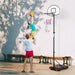 Height-Adjustable Basketball Hoop System