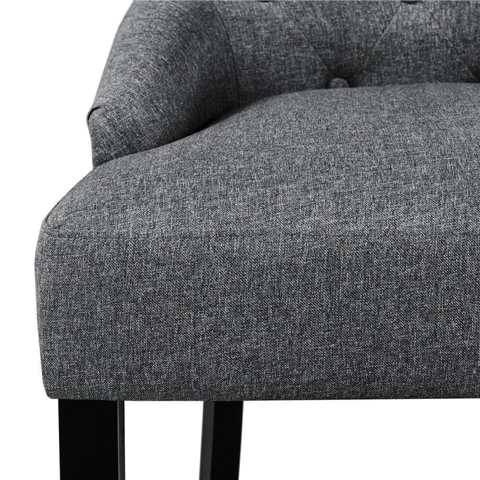 Yaheetech Dining Chairs Gray 2Pcs