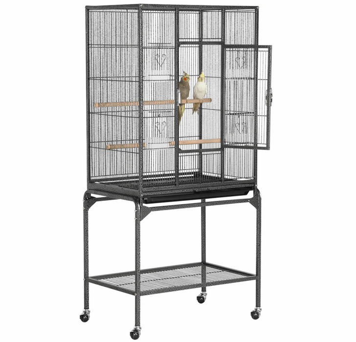 Yaheetech 53.7-inch Large Parrot Cage with Stand