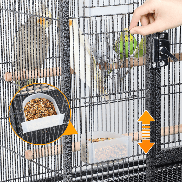 Yaheetech 53.7-inch Large Parrot Cage with Stand