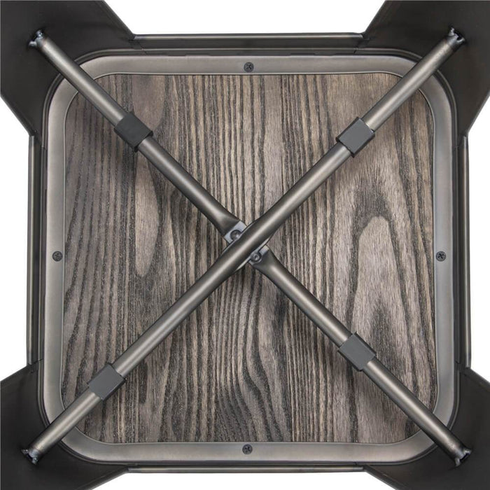 Yaheetech Metal Counter Stools 24 Inch