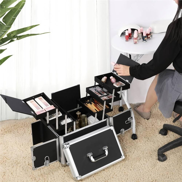 20-inch Rolling Makeup Case