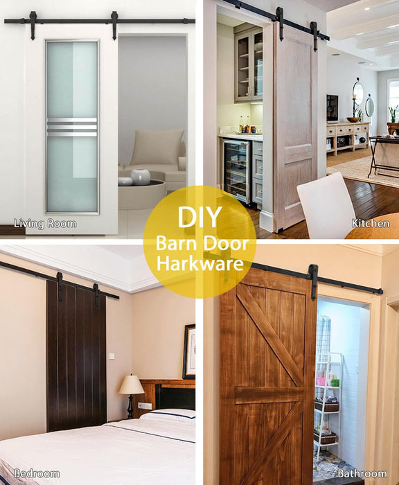 6Ft Barn Door Sliding Hardware