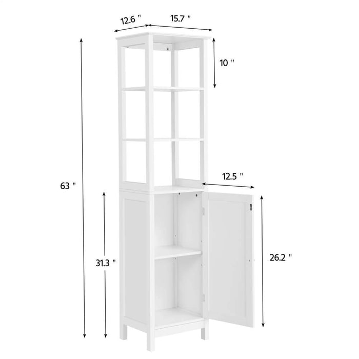 Yaheetech Floor Cabinet Wooden Shelf