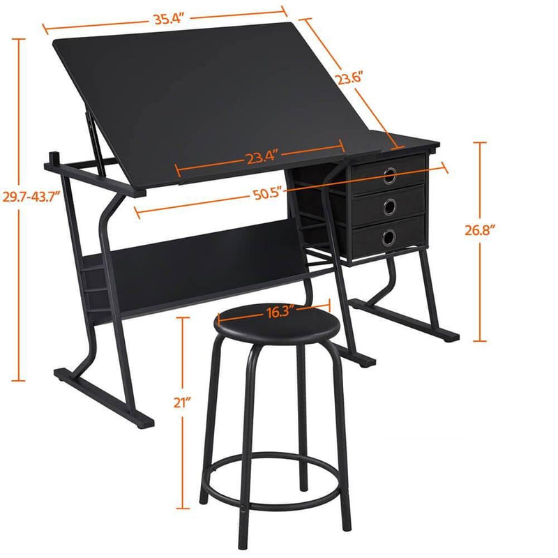 Yaheetech Drafting Table for Adults