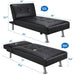 black convertible sofa