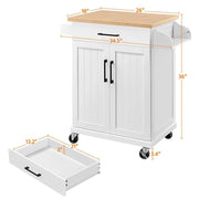 Yaheetech Rolling Kitchen Cart