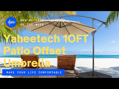 10 ft offset hanging umbrella