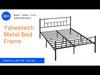 metal platform bedframe