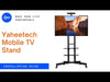 outdoor tv stand on wheels
