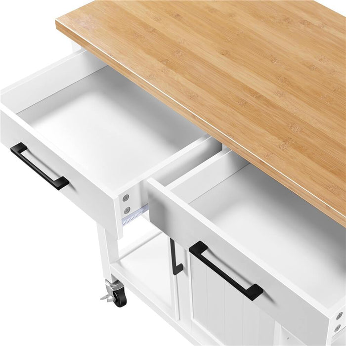 Yaheetech Kitchen Cart With Wheels