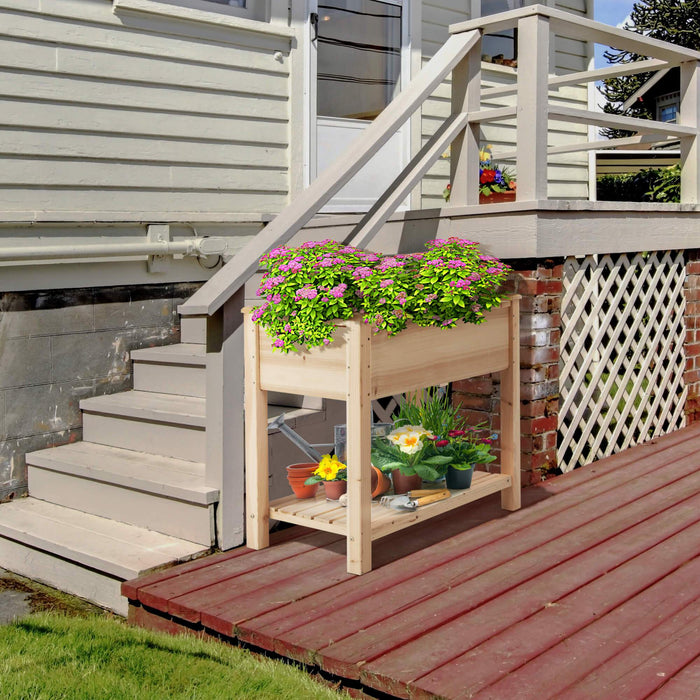 Yaheetech Wooden Raised Garden Bed