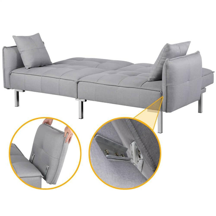 Yaheetech Sofa Bed Gray