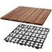 11pcs Wood Flooring Tiles